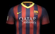 T-shirt de l'quipe de football FC Barcelone pour la saison 203/2014