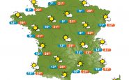 Carte des prévisions météo du vendredi 14 juin