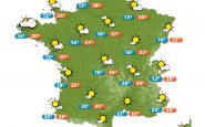 Carte météo France du Lundi 5 août