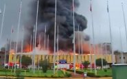 Incendie à l'aéroport de Nairobi au Kenya