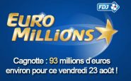 Résultats Euromillions du vendredi 23 août 2013