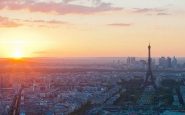 Soleil sur la ville de Paris