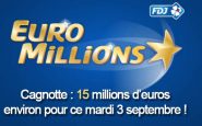 Résultats Euromillions du mardi 3 septembre