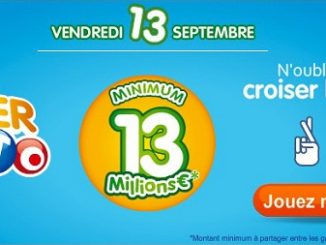 Résultats du Super Loto du vendredi 13 septembre