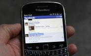 L'application Facebook sur Blackberry