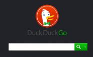 Page d'accueil de DuckDuckGo