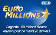 Résultats du tirage de l'Euromillions du mardi 28 janvier