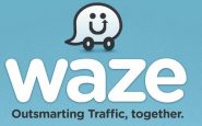 Logo de Waze, informations routières