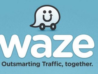 Logo de Waze, informations routières