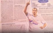 Zlatan Ibrahimovic en maillot de football de l'OM