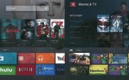 Interface utilisateur "Pano" de l'Android TV