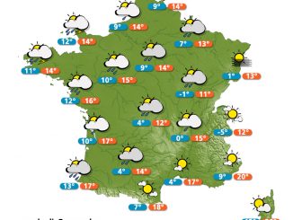 Carte météo France du vendredi 7 novembre 2014