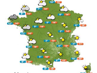 Carte météo France du samedi 8 novembre 2014