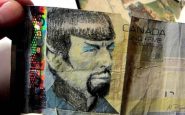 Le billet de 5 dollars canadiens avec Spock en effigie