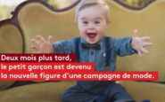 La magnifique histoire du bebe trisomique qui devient egerie d une marque de vetements Video exact540x405 l