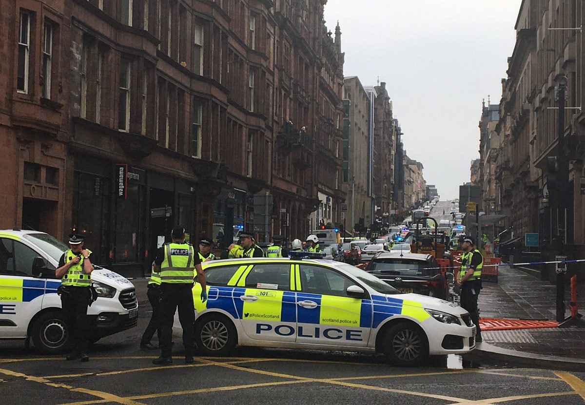 Glasgow, coups de couteau massif dans le centre-ville