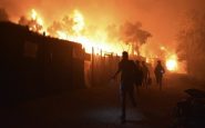 incendie camp migrants