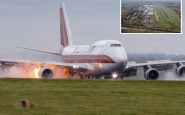 Un avion prend feu à l'atterrissage à l'aéroport d'East Midlands : aucun blessé