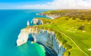 normandia etretat aerea hd