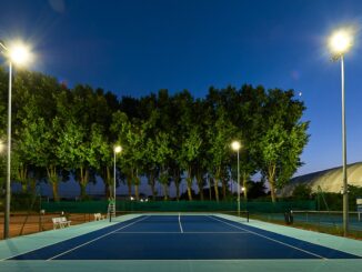 eclairage led tennis club bordeaux cauderan ideaelec electricite generale 1
