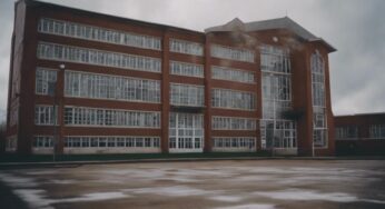 Plafond menaçant au lycée