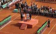 Roland Garros, remise de la coupe au vainqueur