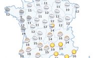 Prévision météo en France, 10 avril 2013