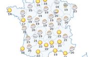 Carte météo France du 15/04/2013